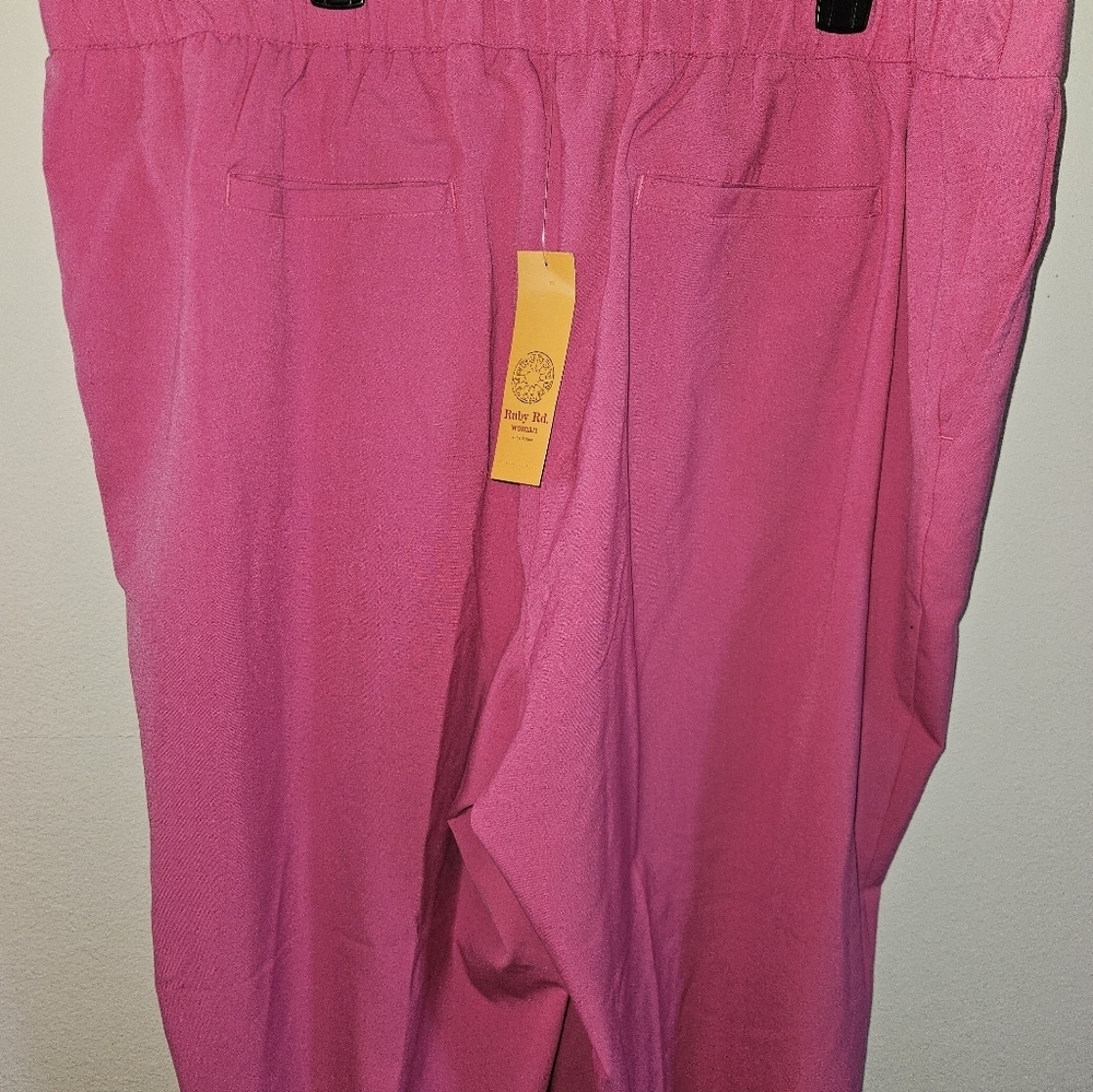 Ruby Rd. Womans Raspberry Colored Pants Size 24w - Picture 7 of 13